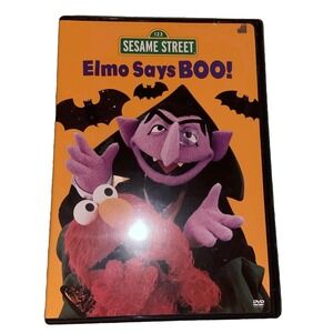 Sesame Street Elmo‎ Says Boo Dvd Children Halloween The Count Henson Halloween